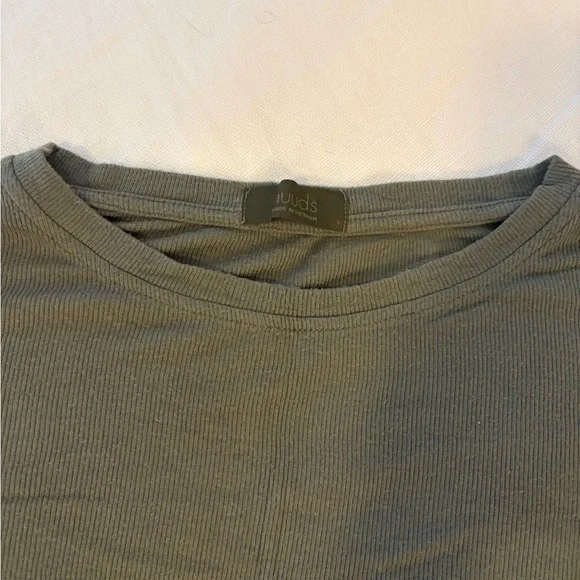 Nuuds Olive Ribbed PJ Set - Picture 2 of 2